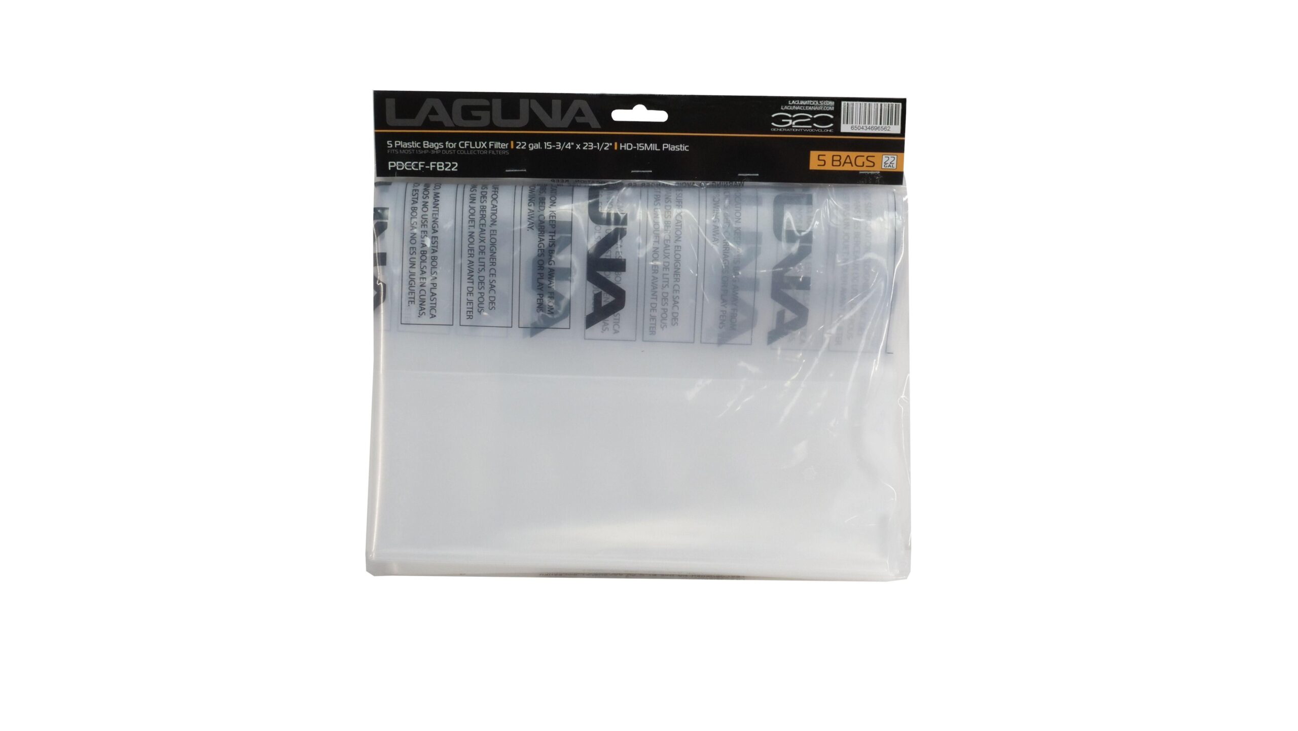 2022 C|FLUX FILTER BAGS, 5 PACK - Image 1