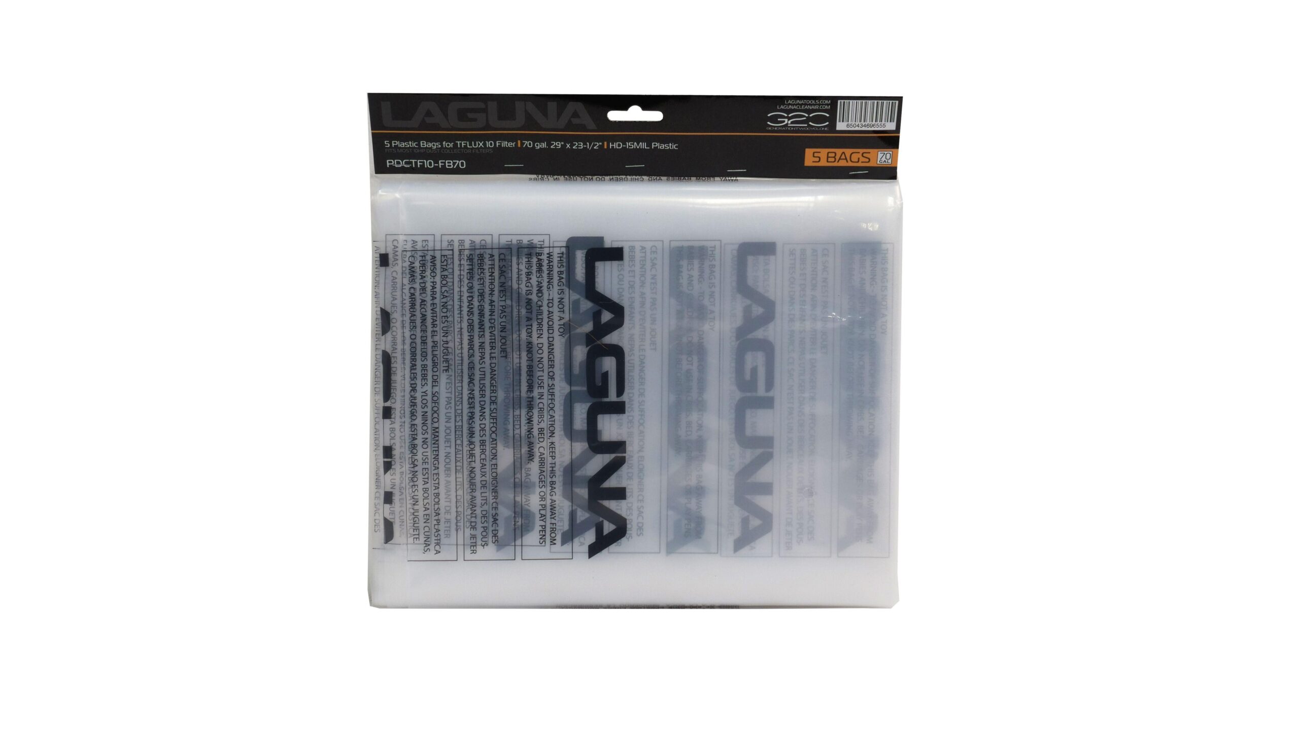 PDCTF10-FB70_Dust20Collector20Bags-01 T|FLUX 10: CANISTER FILTER BAGS - Image 1