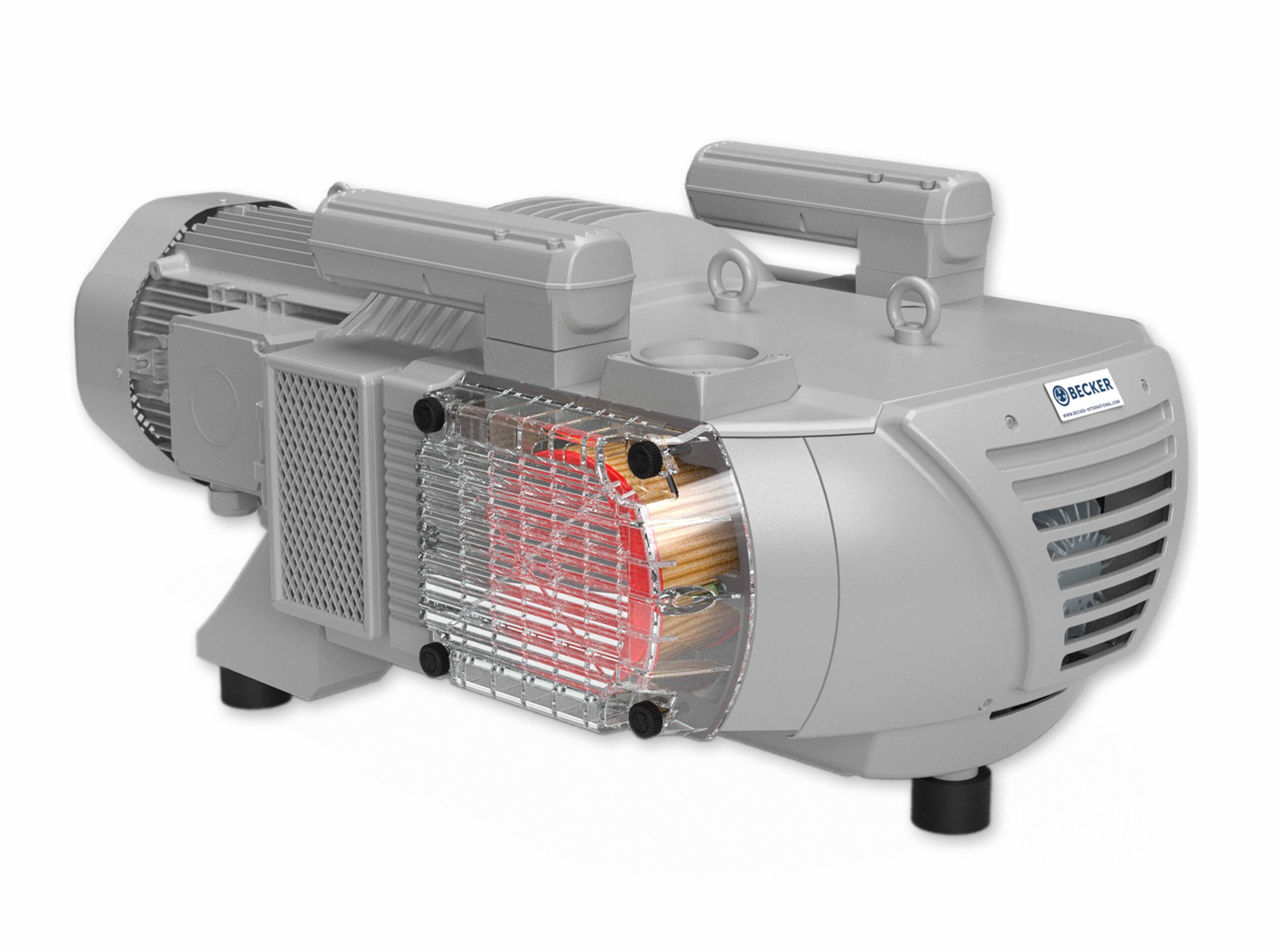 Becker Rotary Vane Vacuum Pump - 17HP 24"Hg 270CFM - Image 1