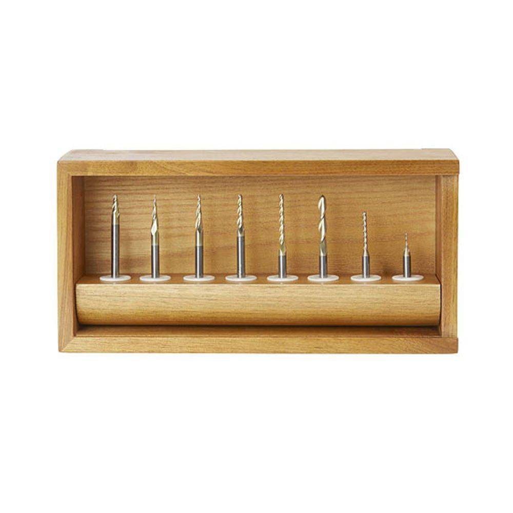 Tooling Kit - 8 pc. Ball Nose Carving Set - Image 1