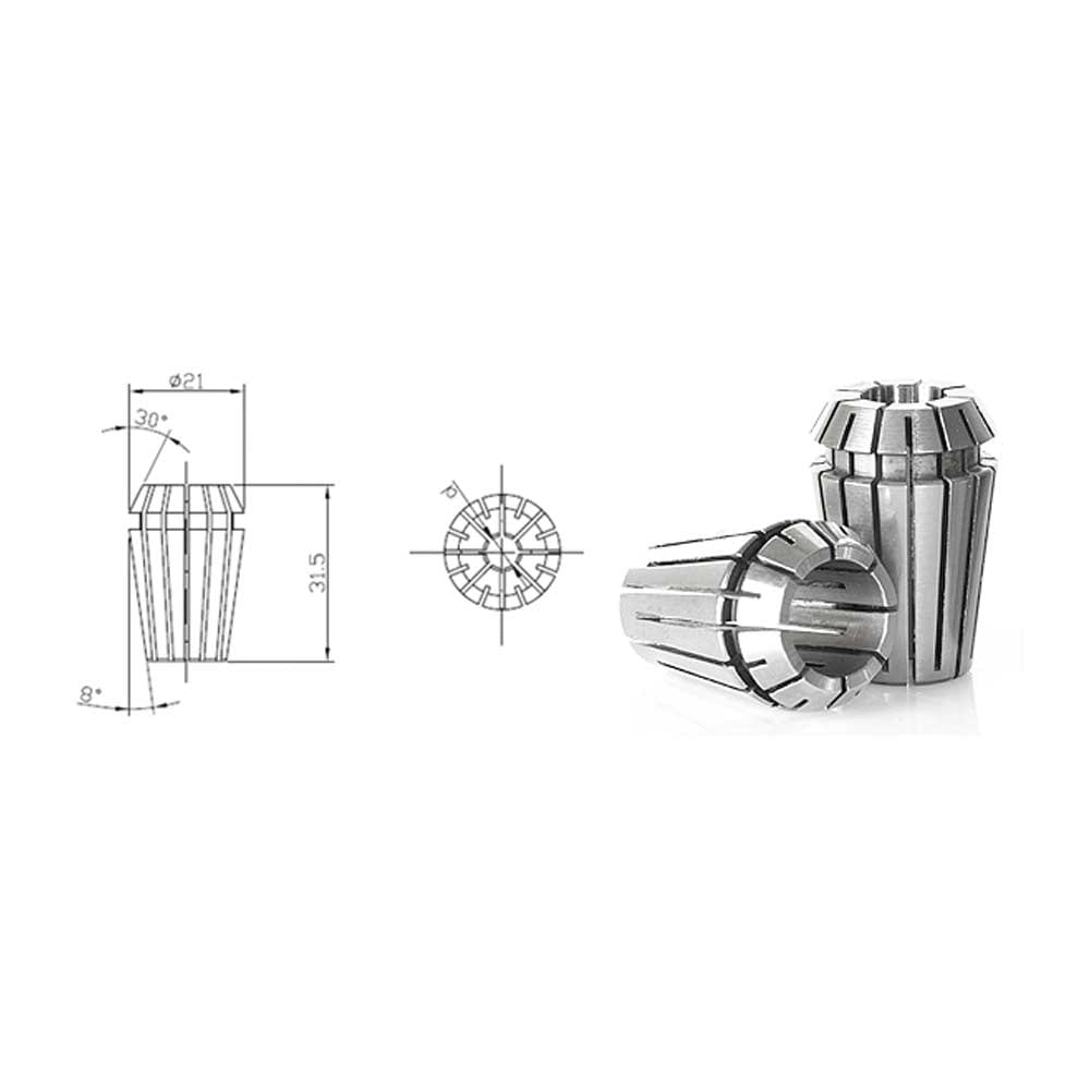 6mm20ER2020COLLET_CNC20Accessories-01 ER 20 Collet 6mm - Image 1