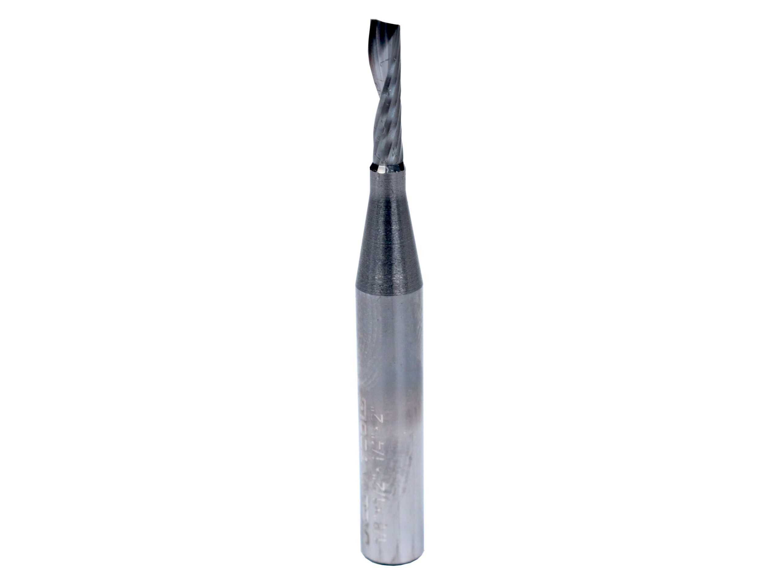Laguna20Tooling-Single20O20Flute20Upcut20for20Plastic2012_Tooling20Kits20and20Bits-01 Laguna 1/8" x 1/2" x 1/4" x 2" Single O Flute Bit - Image 1