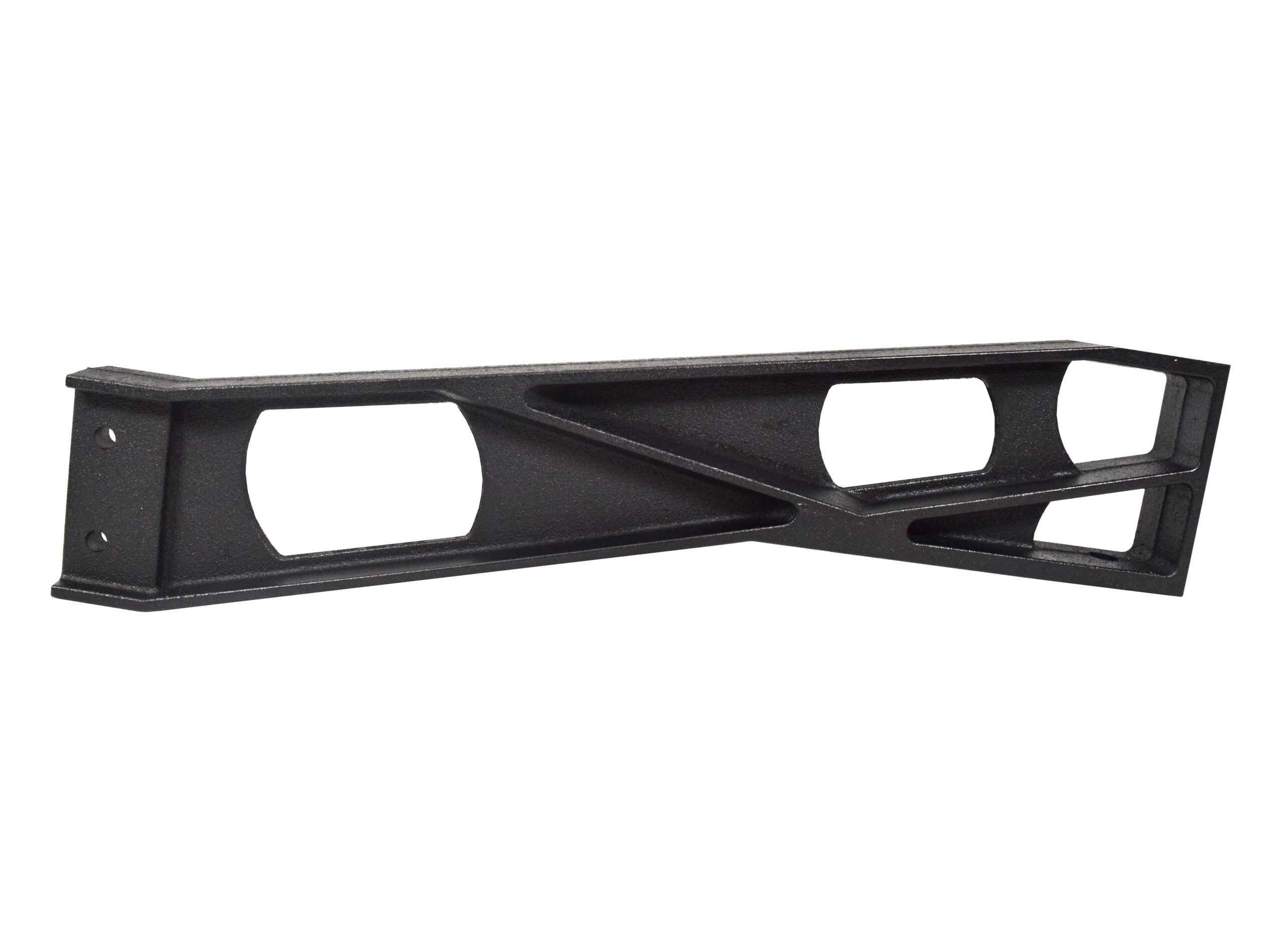 25x2 & 37x2 DOUBLE DRUM SANDER LEG CASTING, Double Hole, Black - Image 1