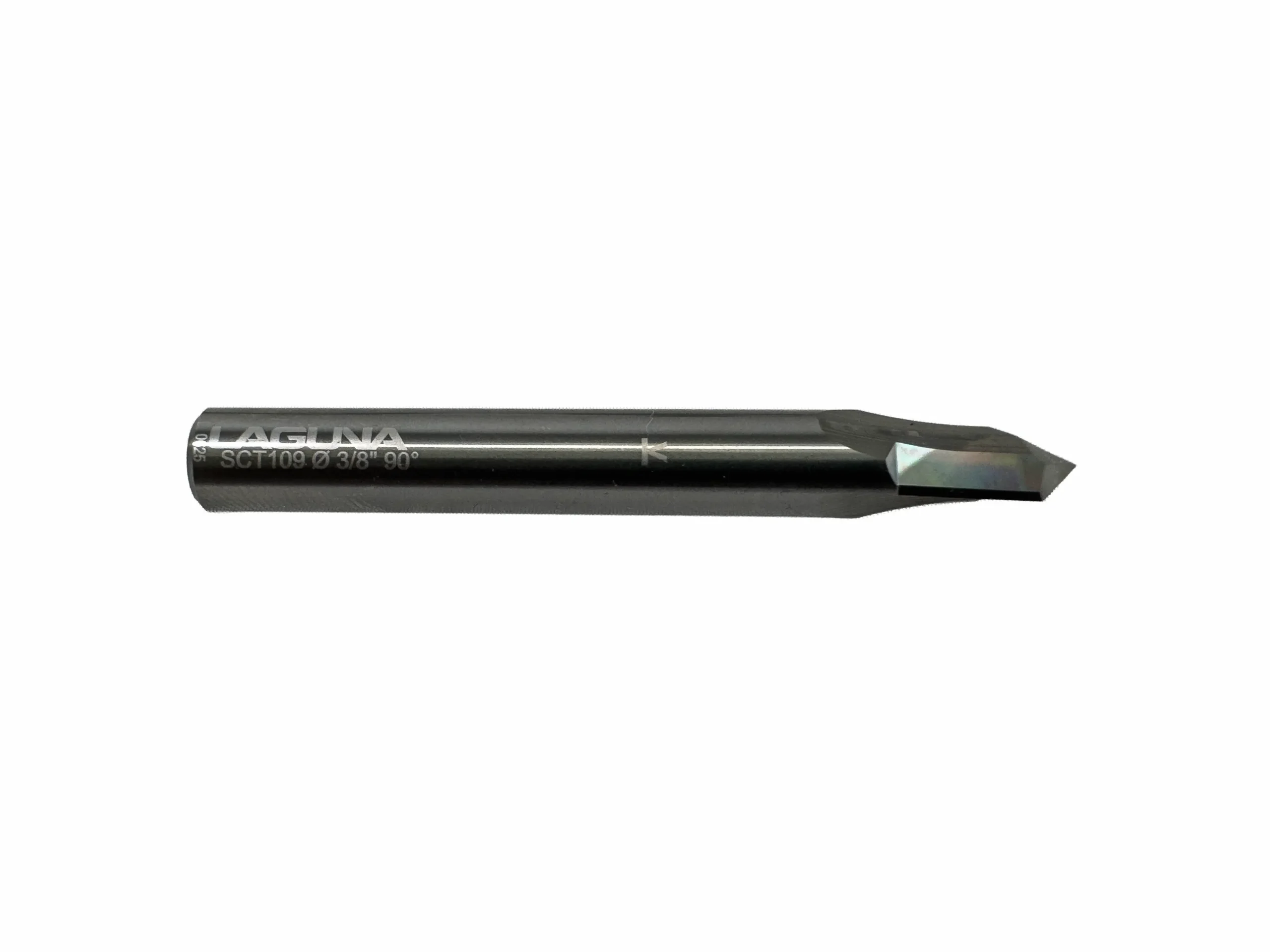 3/8" 2-Flute 90 Degree V-Groove CNC Router Bit - Image 1